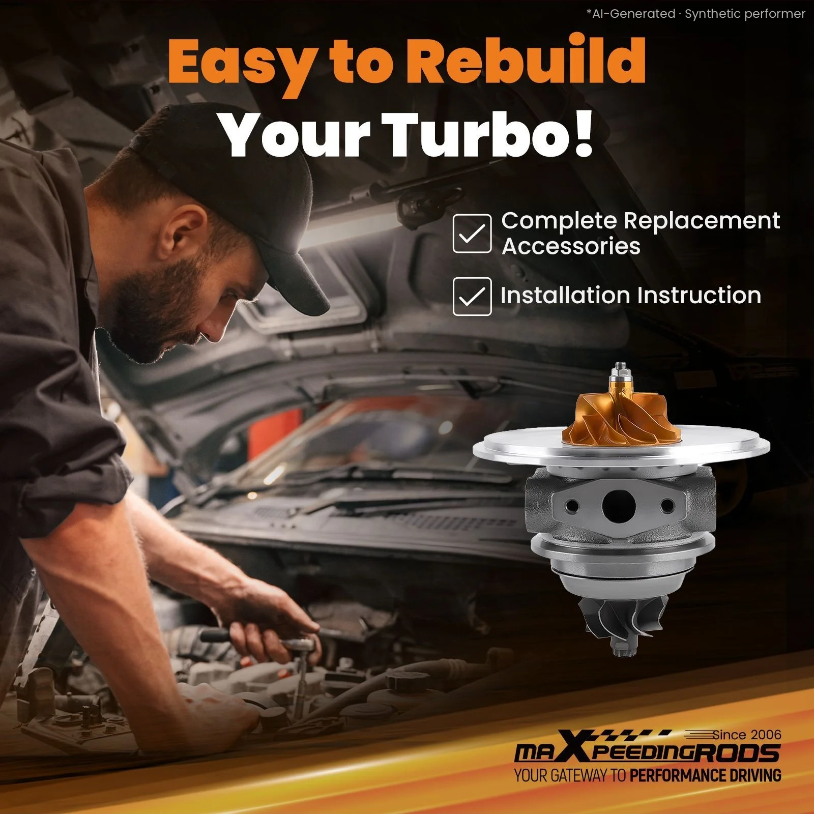 Upgrade Turbo Core For Mercedes-benz C350e 2.0l 2016-2018 2740904280 Al0072