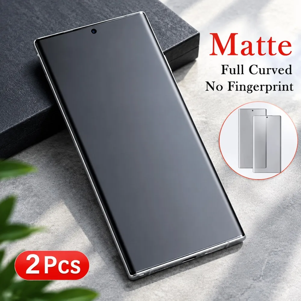 2PCS Matte Film For Samsung Galaxy S20 S21 S22 S23 S24 S25 S26 Hydrogel Film For Samsung Galaxy S20+ S21+ S22+ S23+ S24+ S25+