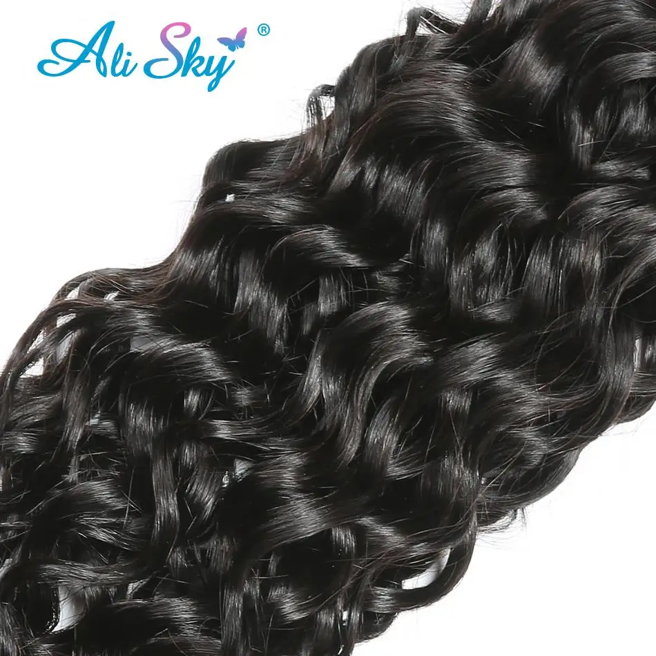 Water Wave Bundles Brazilian Hair Natural Weave Bundles Hair Extensions Human Hair Bundles For Women 1/3/4 pcs Deep Wave Curly