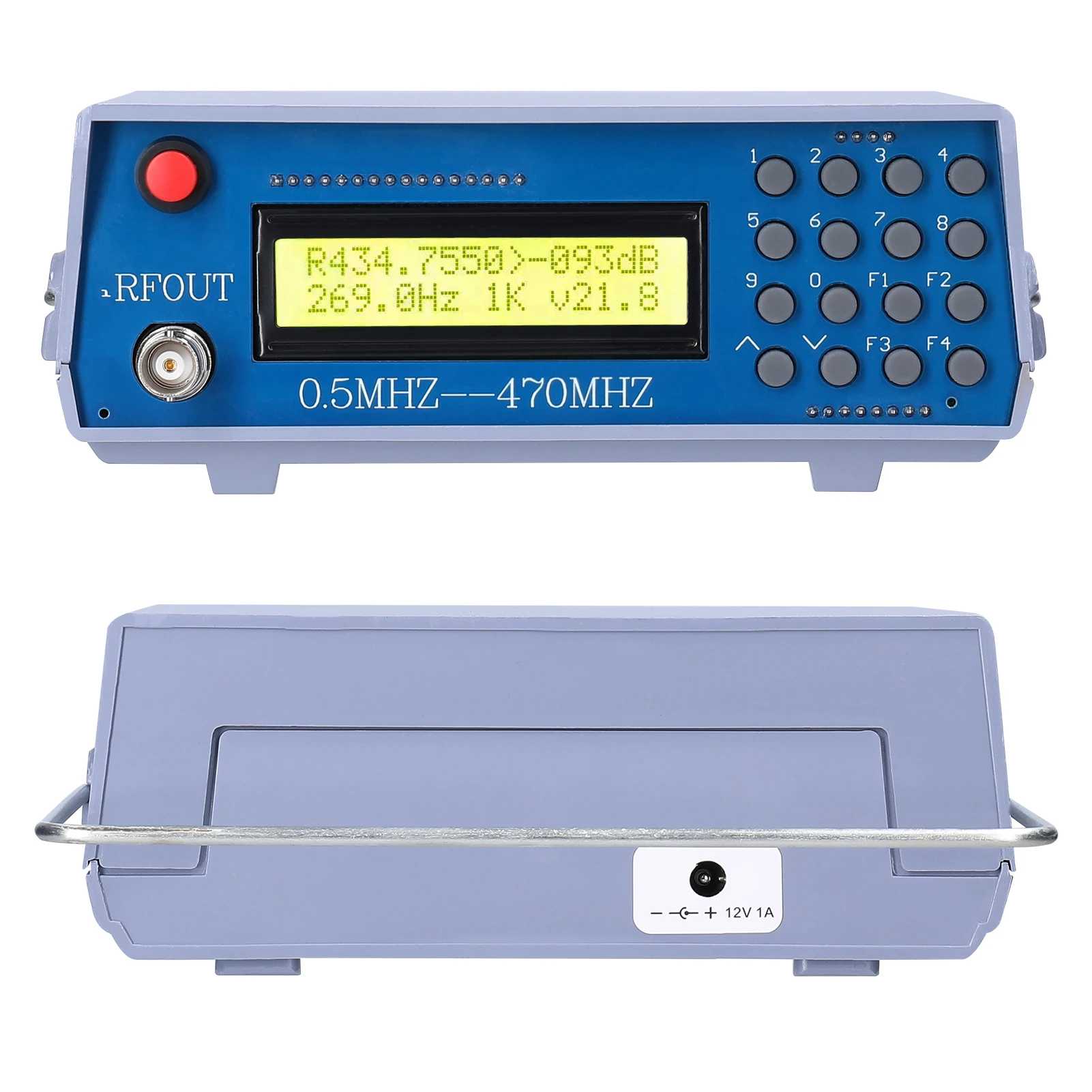 0.5M-470M generatore di sorgente di segnale a radiofrequenza pratico Tester per strumenti di debug per interfono di modulazione di frequenza