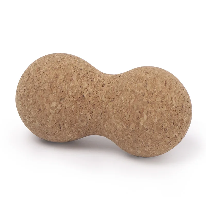 GOUNOD Cork Yoga Massage Ball Non-dandruff Cork Fascia Ball Yoga Fitness Peanut Ball