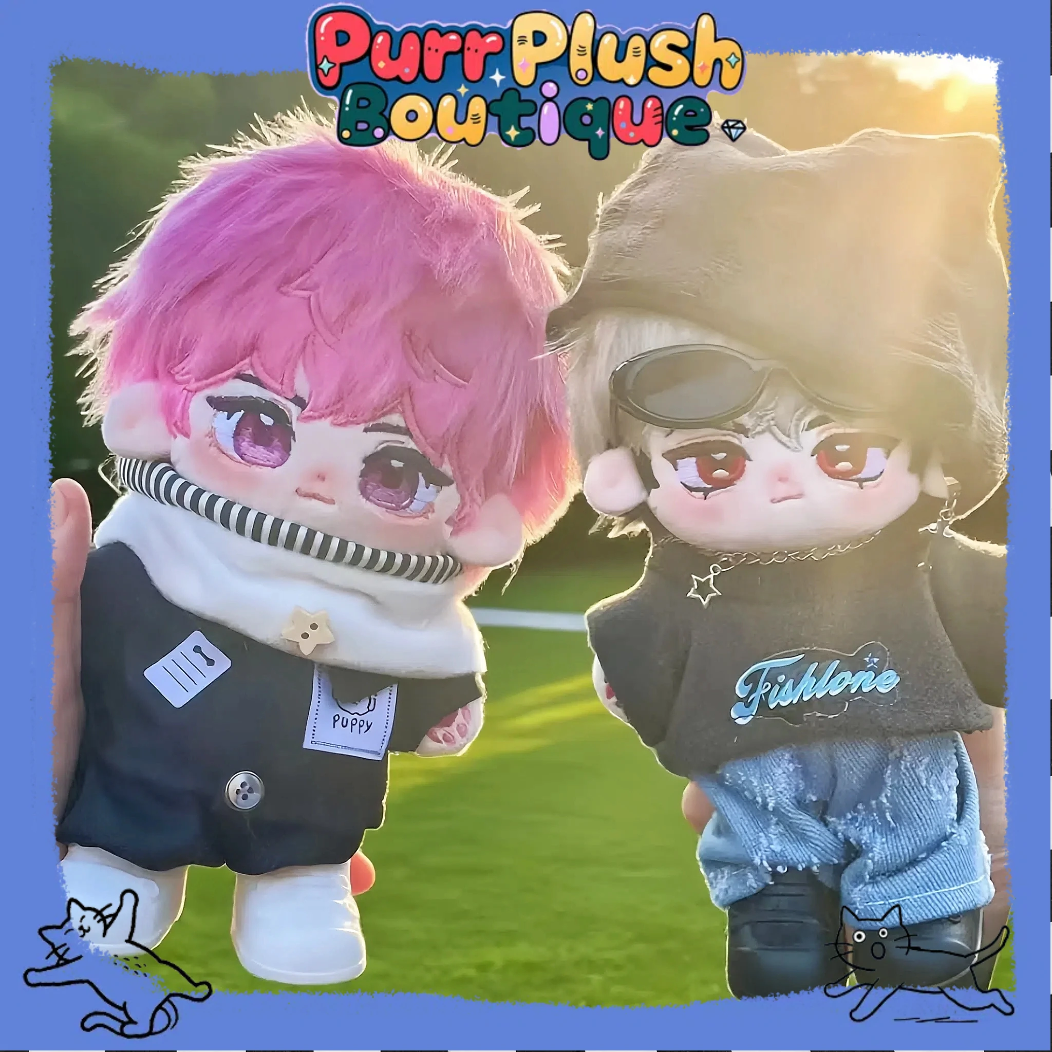 

20cm BL Stuffed PLLI Handsome Boy YEJUN NOAH BAMBY EUNHO HAMIN Dress Up Cotton Dolls Plush Toys Adult Children Collection Gift