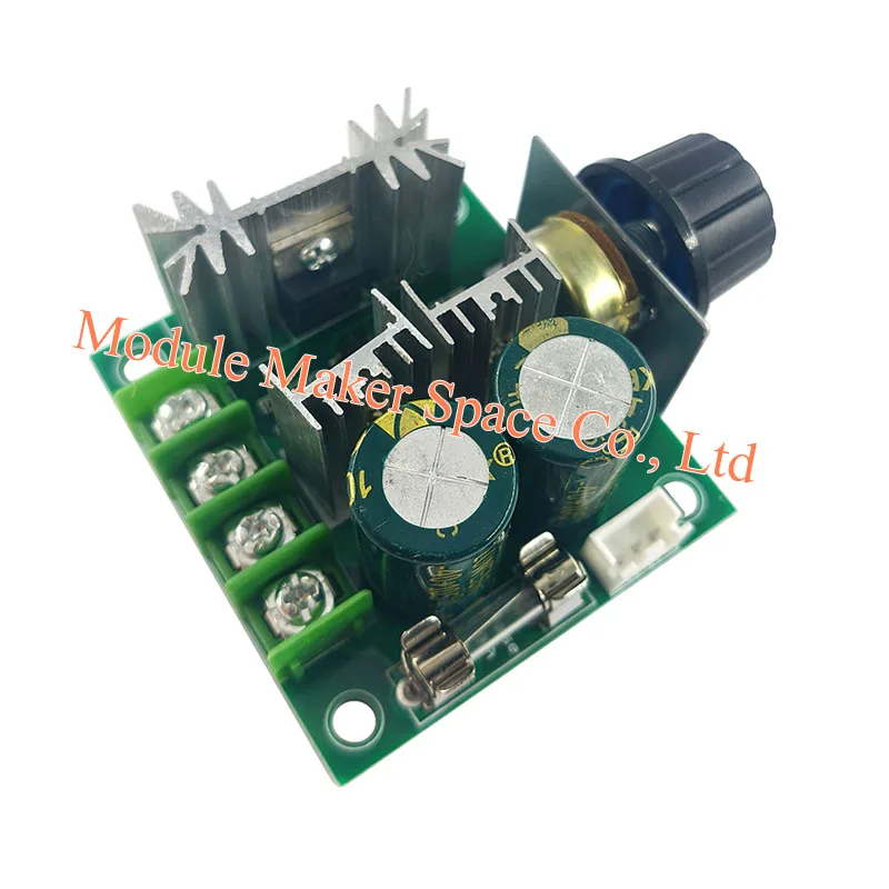 High Efficiency 0.01-400W DC Motor Speed Controller, 13kHz 10A 12V-40V PWM Stepless Variable Speed Regulator