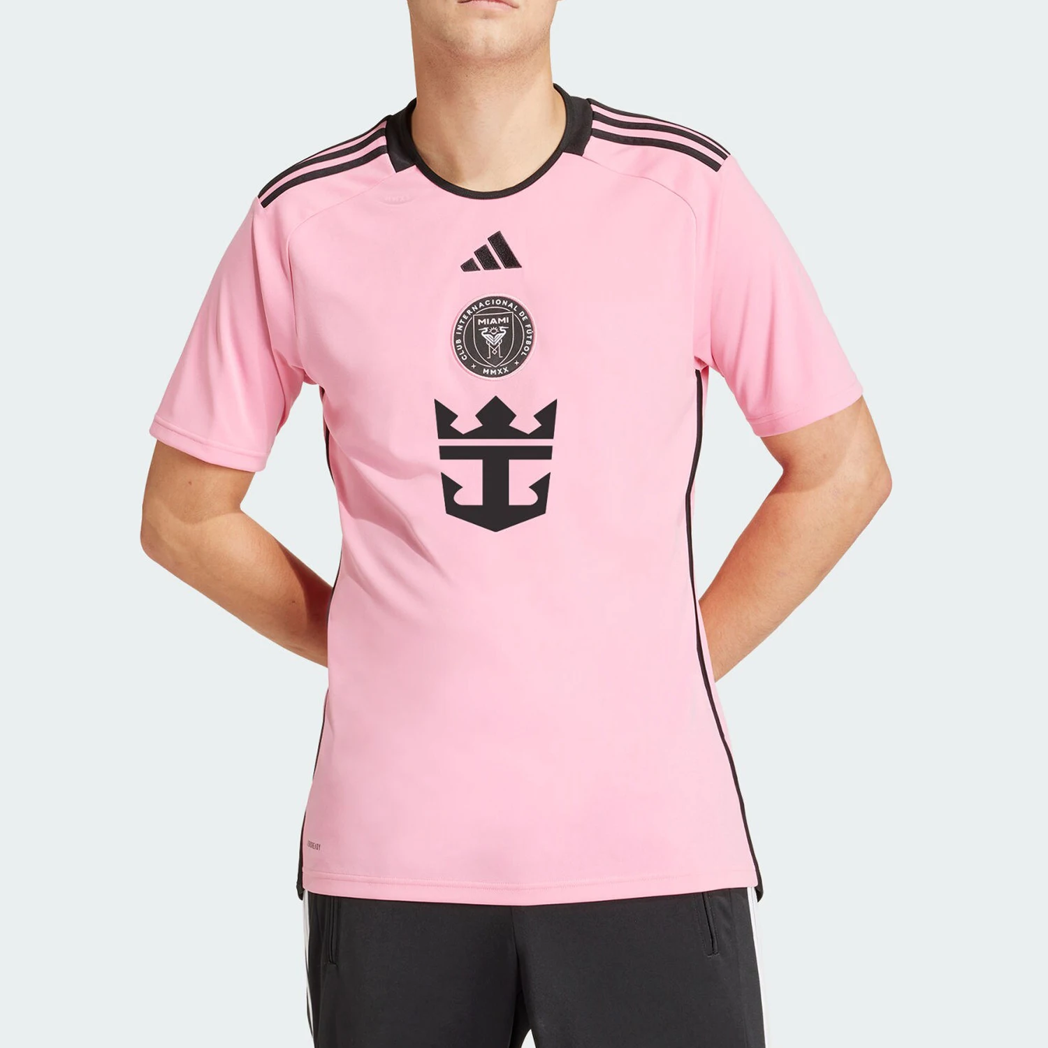 

Adidas Authentic Summer Men's Round Neck Loose Casual Sports Short Sleeve T-Shirt IU0190