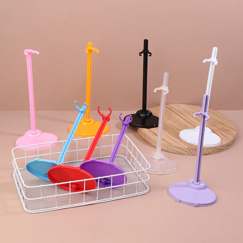 2 szt. Kolorowa figurka do zabawy uchwyt ekspozycyjny 1/6 lalka Prop Up manekin Model przezroczysty stojak podpórka dla lalek trzymających przezroczysty