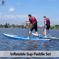 New KOETSU 320/380/420cm Inflatable Sup Stand Up Paddle Board Surf Board Set Yoga Board Competitive Paddle Board Longboard Set