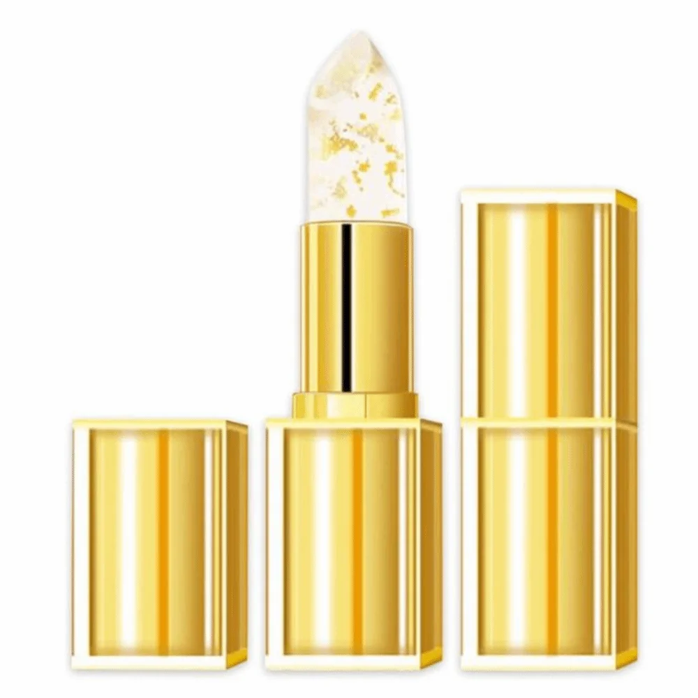 Lápiz labial hidratante que cambia de Color, crema para el cuidado de los labios resistente al agua de larga duración, maquillaje brillante de labios de gelatina antisecado multifuncional