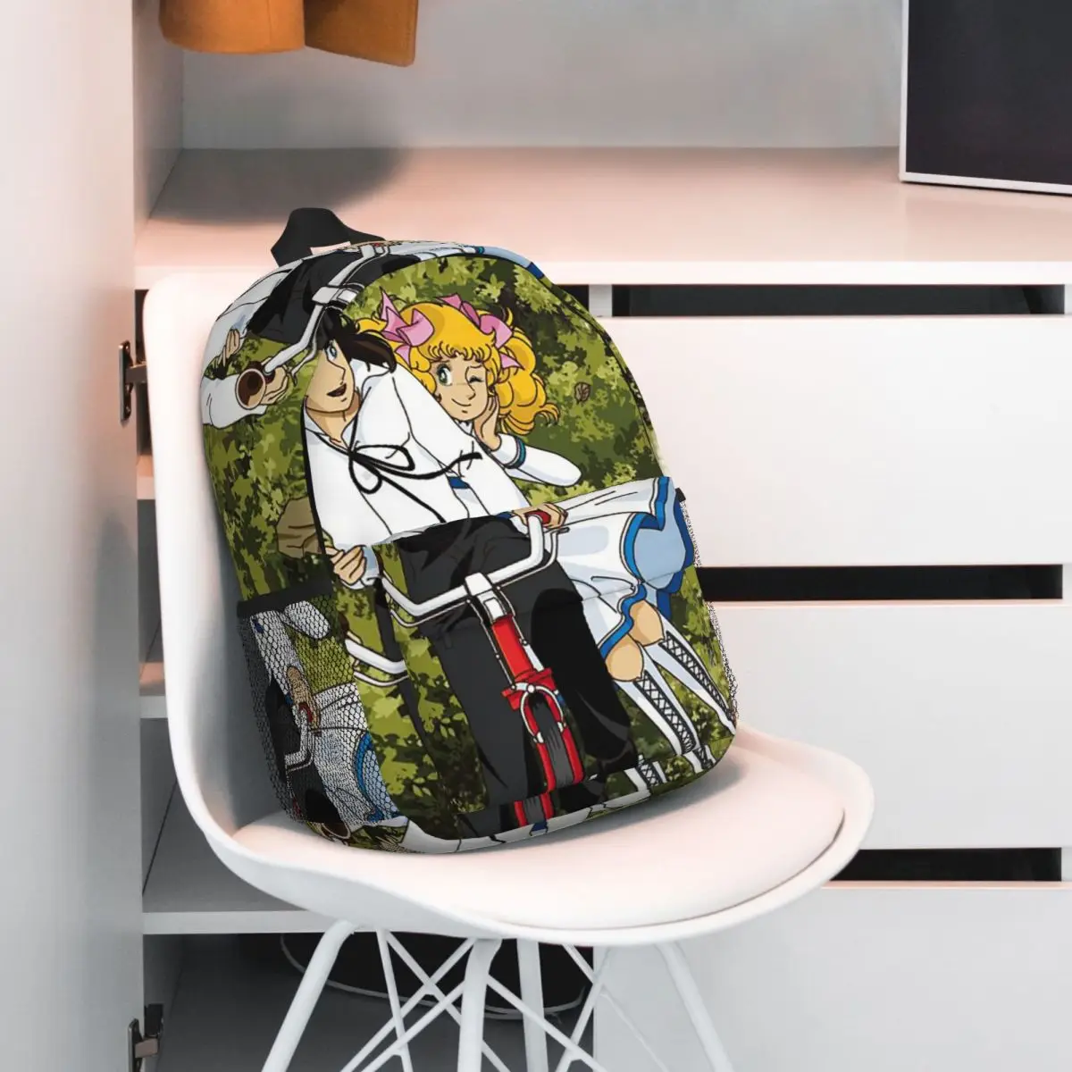 Anime Candy Candy Backpack Student BookBag Kids School Bag Laptop Shoulder Bags for Men Women