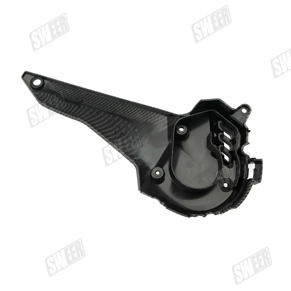 Motorcycle Transmission Intake Carbon Fiber Cover Suitable For Honda ADV160 PCX160 2021-2025 Motorcycle Left Engine Intake Cover