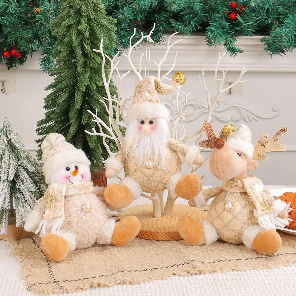 Christmas Tree Decoration Christmas Ornament Festive Christmas Tree Doll Decorations with Lanyard Adorable for Easy for Home - Image 4