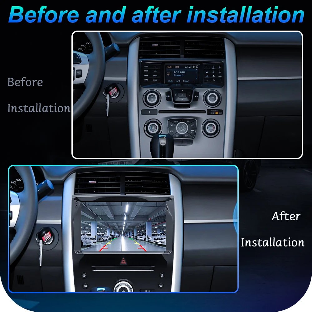 Carplay For Ford Edge 2011 2012 2013 2014 2015 Car Radio Android Auto Samochodowe Multimedia Navigation Stereo Screen Bluetooth