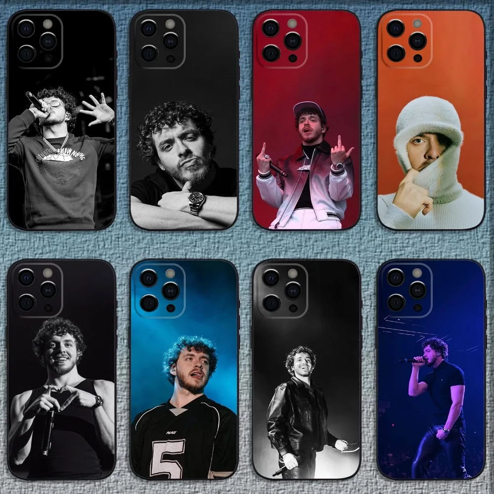 

Rapper J-Jack H-Harlow Phone Case For iPhone 16,15,14,13,12,11,Pro,X,XS,Max,XR,Plus,Mini Soft Black Cover