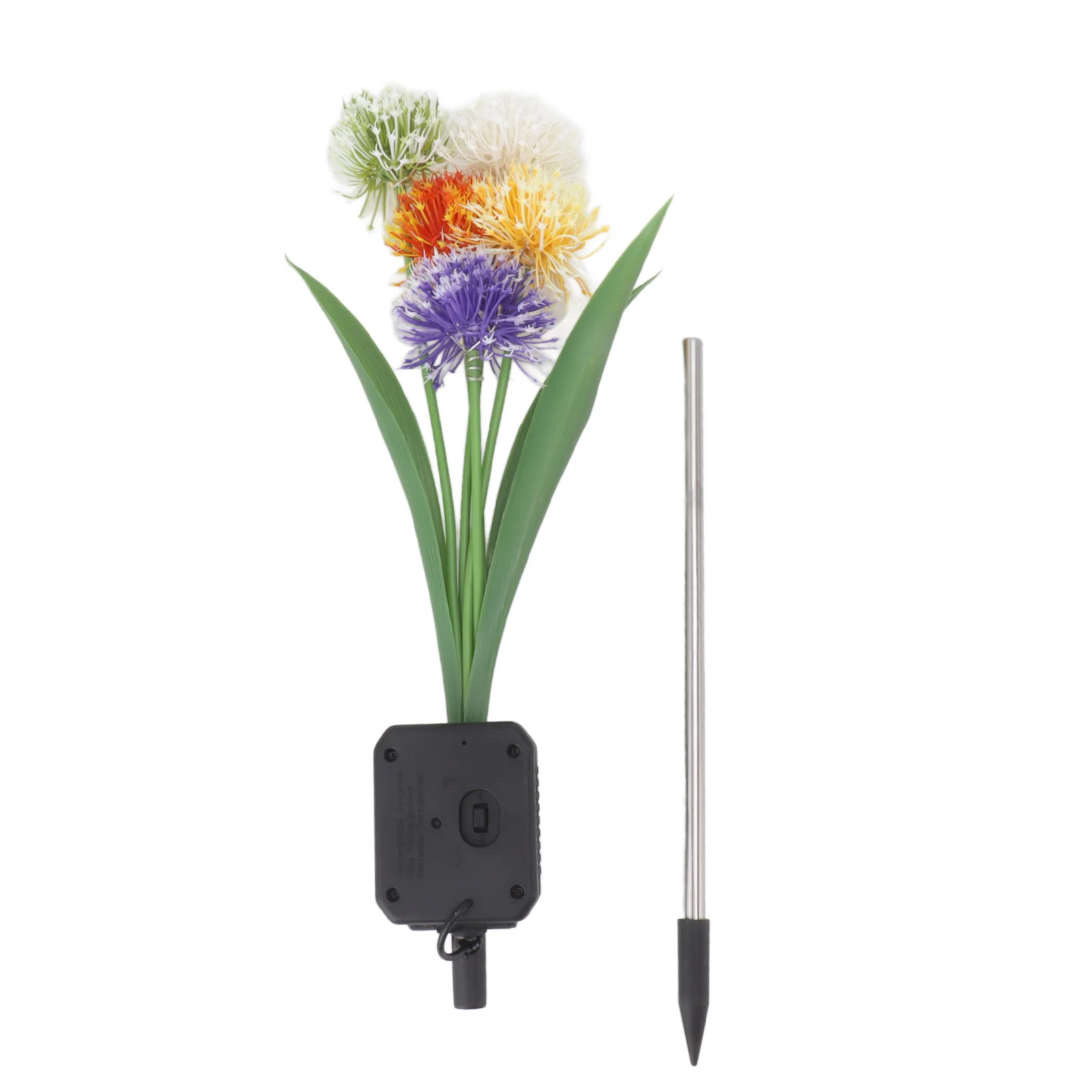 2 Set Solar Flower Stake Light IP65 Waterproof Decorative Solar Stake Lamp for Outdoor Garden Yard