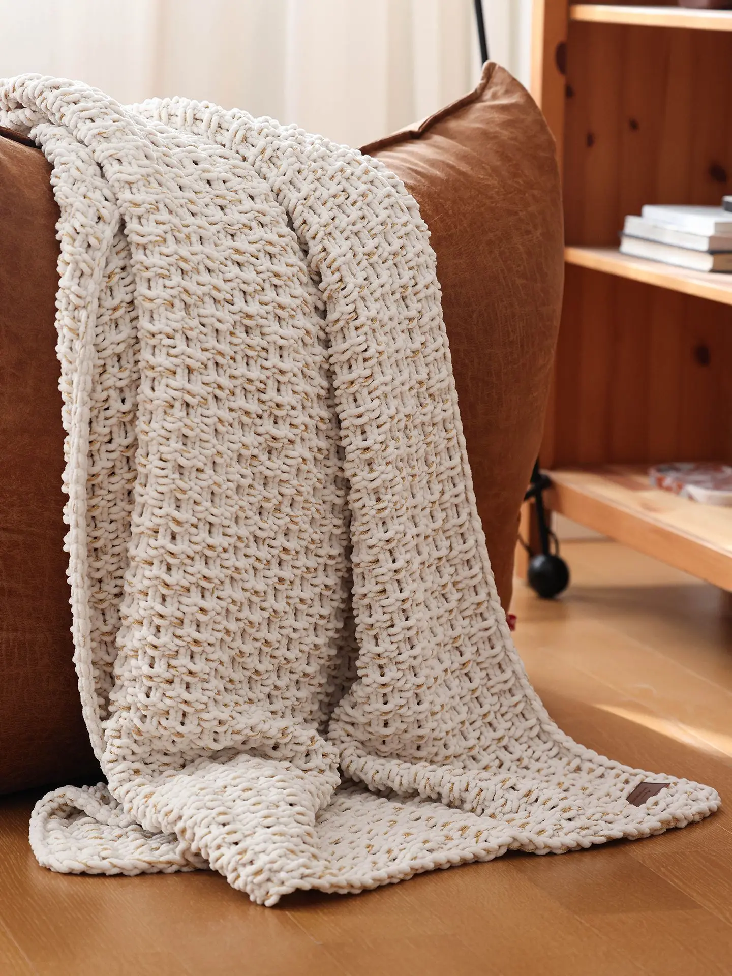 Nordic Knitted Blanket Chunky Luxury Soft Sofa Throw Blanket For Couch Bedsperad Cover Oversized Blanket For Bed Manta Para