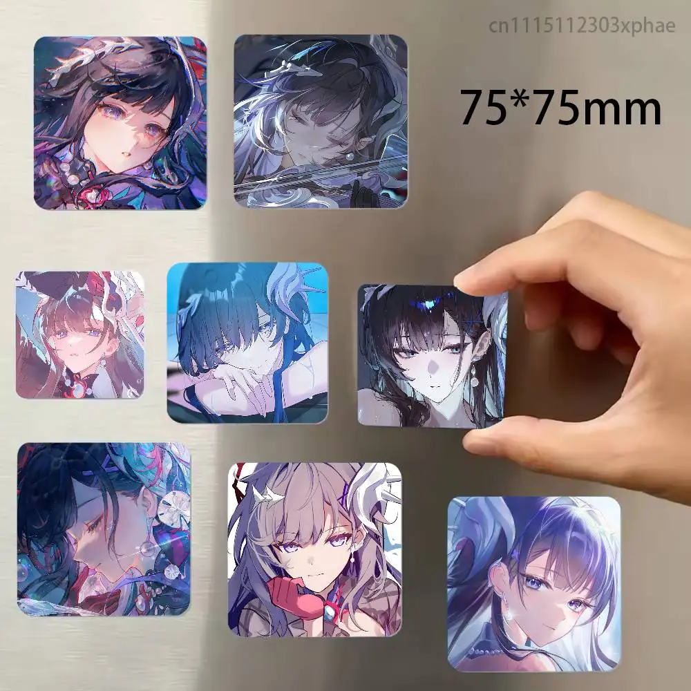 Honkai Star Rail Hysilens HSR Refrigerator Magnet Square Stickers Can Be Used To Personalize Are Ideal Keepsakes Or Gifts