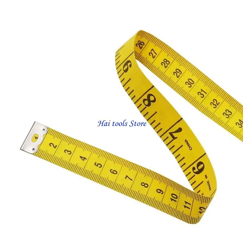 X37E Ruban à double échelle à l'échelle à coudre Doueur Règle souverain Taille Ruaire Ruler Flexible Ruler