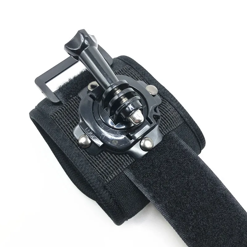 For GoPro DJI Action Cam Widened 360° Rotation Glove Wrist Strap Mount Arm Band Comfortable Wearable Shooting Bracket Strap view 2
