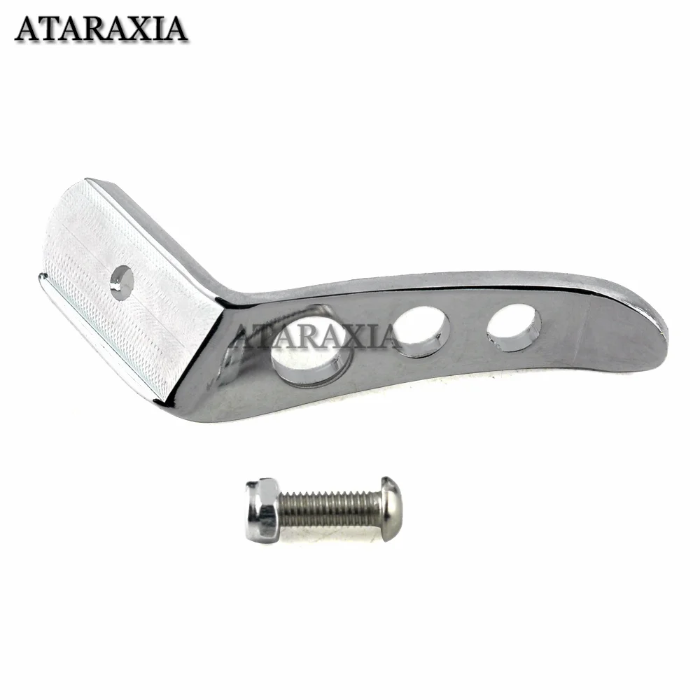 Motorrad Chrome Fußpedal Ständer Ständer Verlängerung Für Harley Touring Road King Street Glide FLHX FLHR CVO Ultra 1991-2022