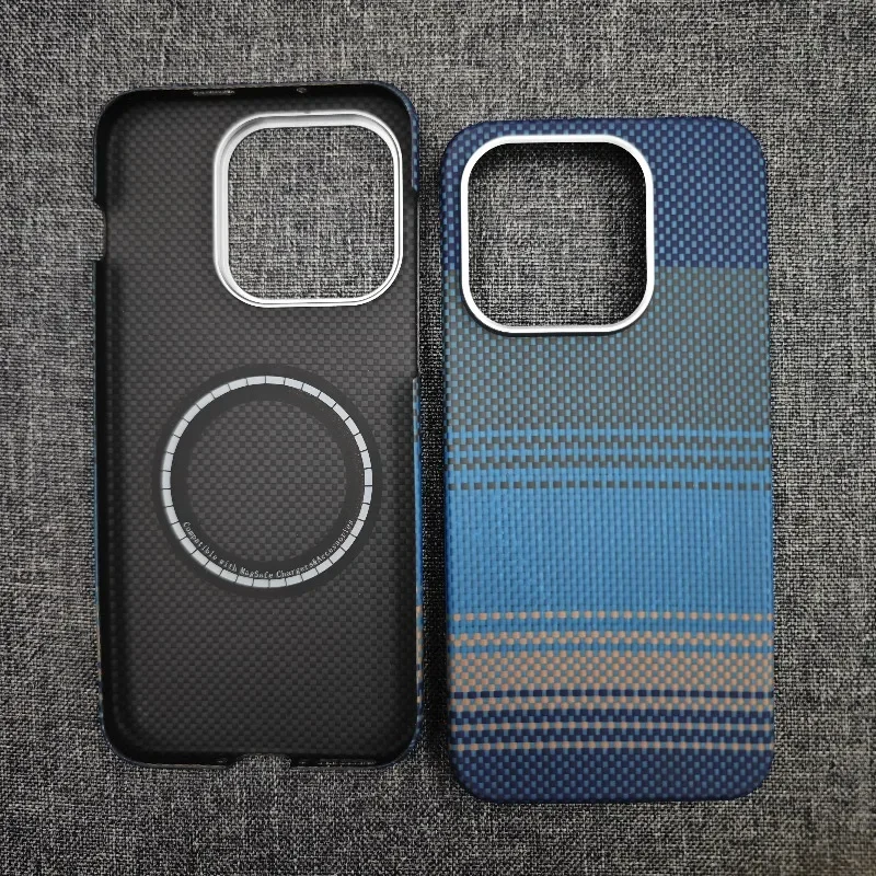 حافظة مغناطيسية لهاتف OnePlus15 من ألياف الكربون الأراميد خفيفة للغاية للأعمال مضادة للسقوط حافظة هاتف محمول لهاتف Oneplus 15