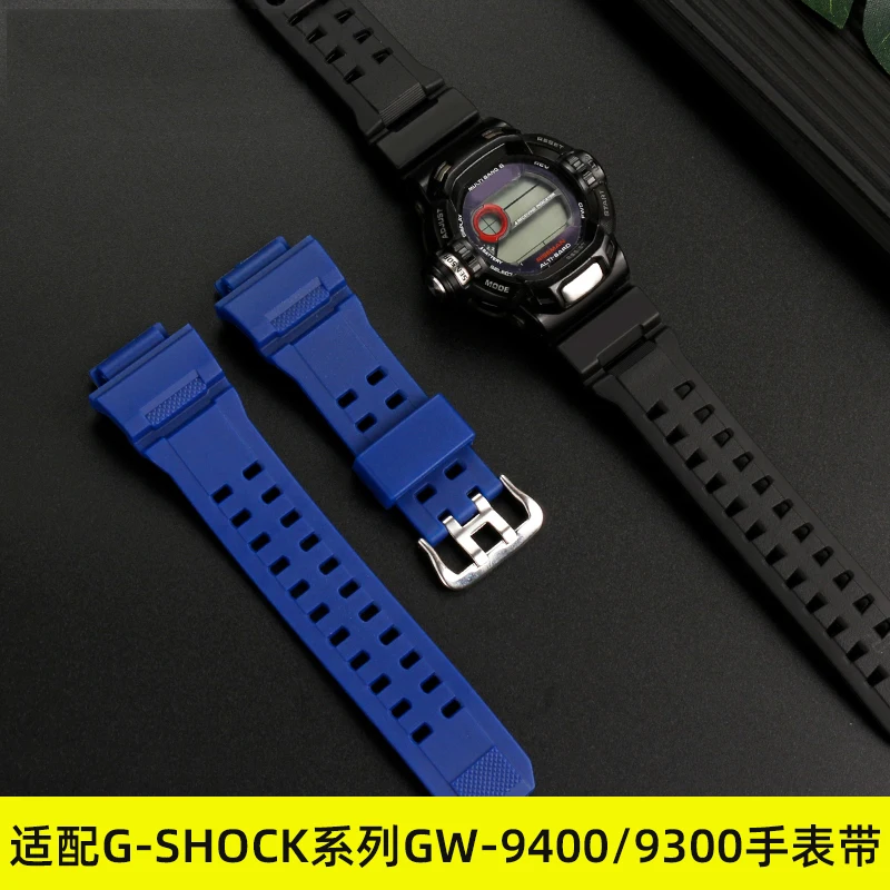 

For Casio G-shock GW-9400 GW-9300 GW-9200 Men's Silicone Rubber Resin Sports Watch Belt Strap Men's Waterproof Watchband 16mm