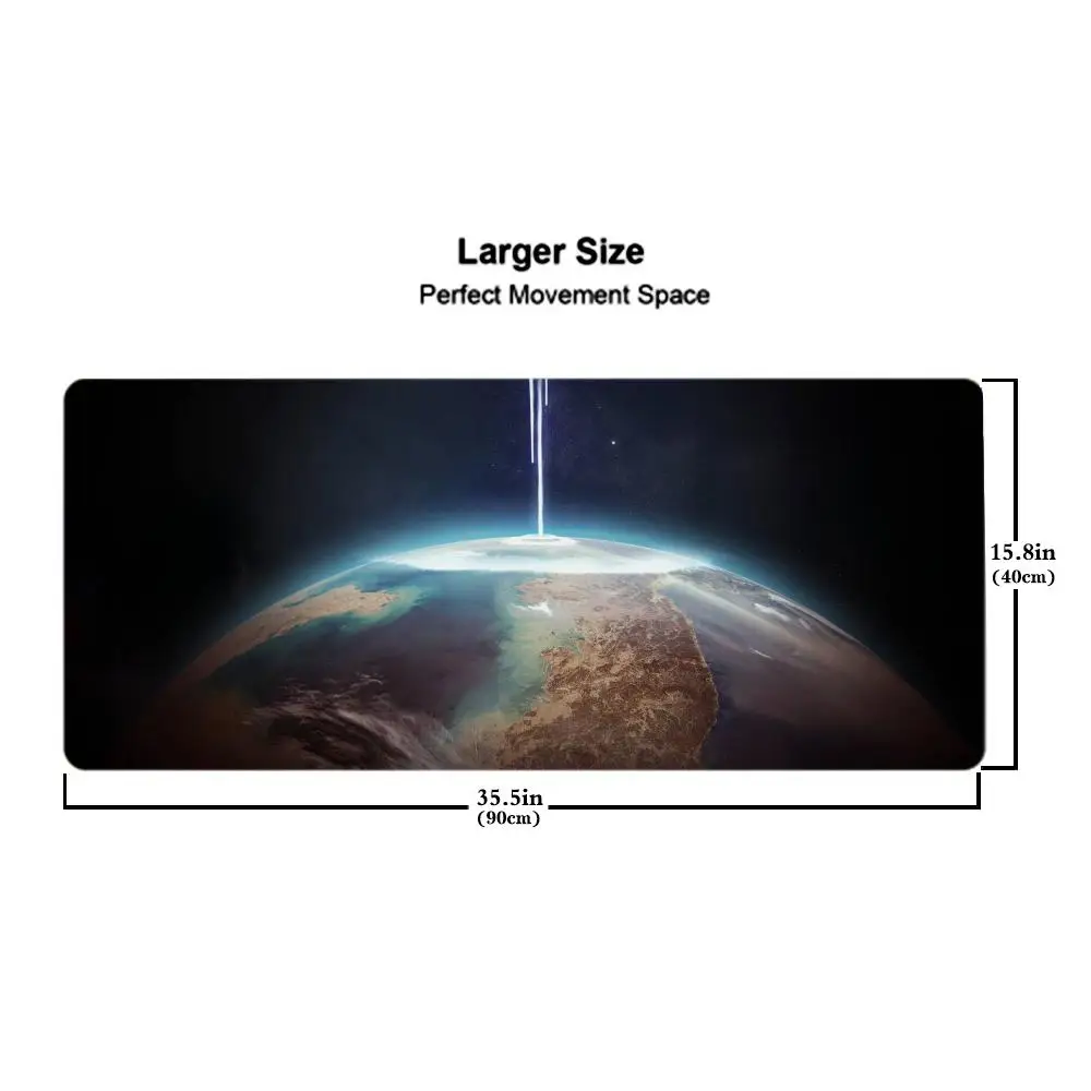 Arte da terra mouse pad tablet mouse pad portátil xl desktop mouse pad, bonito hd arco-íris gaming teclado pad, csgo player, 90x40