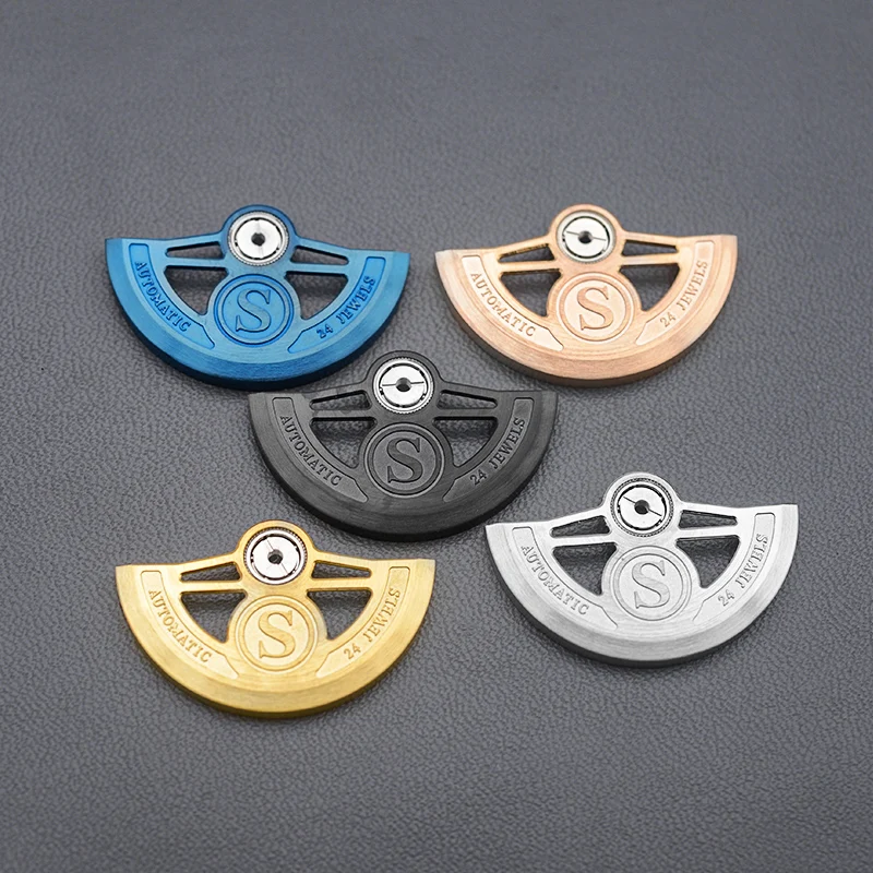 

The S Logo Automatic Hammer Rotor for NH35 NH36 NH38 Movement High Quality Pendulum Oscillating Weight Hammer Automatic Rotor