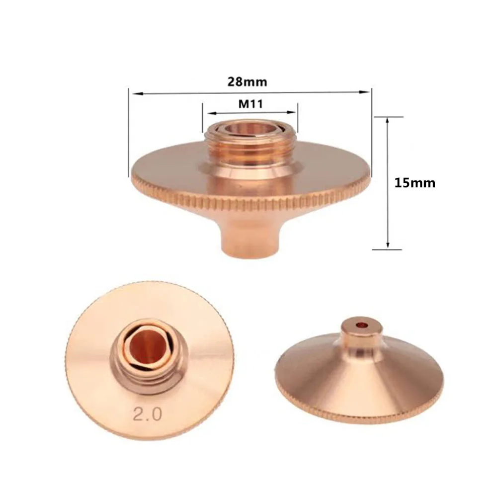 

Axrayser Fiber Laser Nozzle High Speed D28 M11 H15 calibre 0.8-6.0 Single Double Layers for WSX WPCT Laser Cutting Head