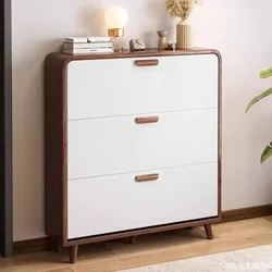 Gabinetes de zapatos de madera para sala de estar, almacenamiento Simple multicapa, Zapatero a prueba de polvo, pasillo minimalista, muebles de salón Szafki Na Buty