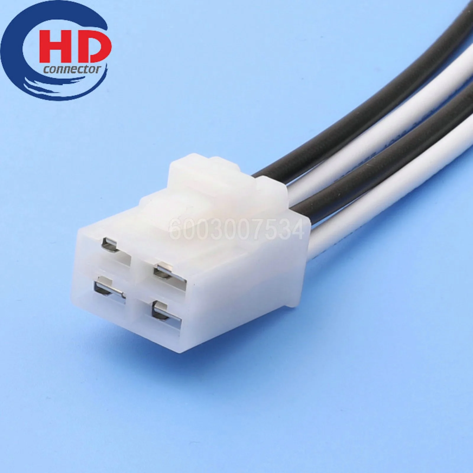 4 Pin Connector Unsealed 6.3mm Series Female Connectors Cable Plug Motorcycle Electrical Harnesses Wiring Harness 7123-2249