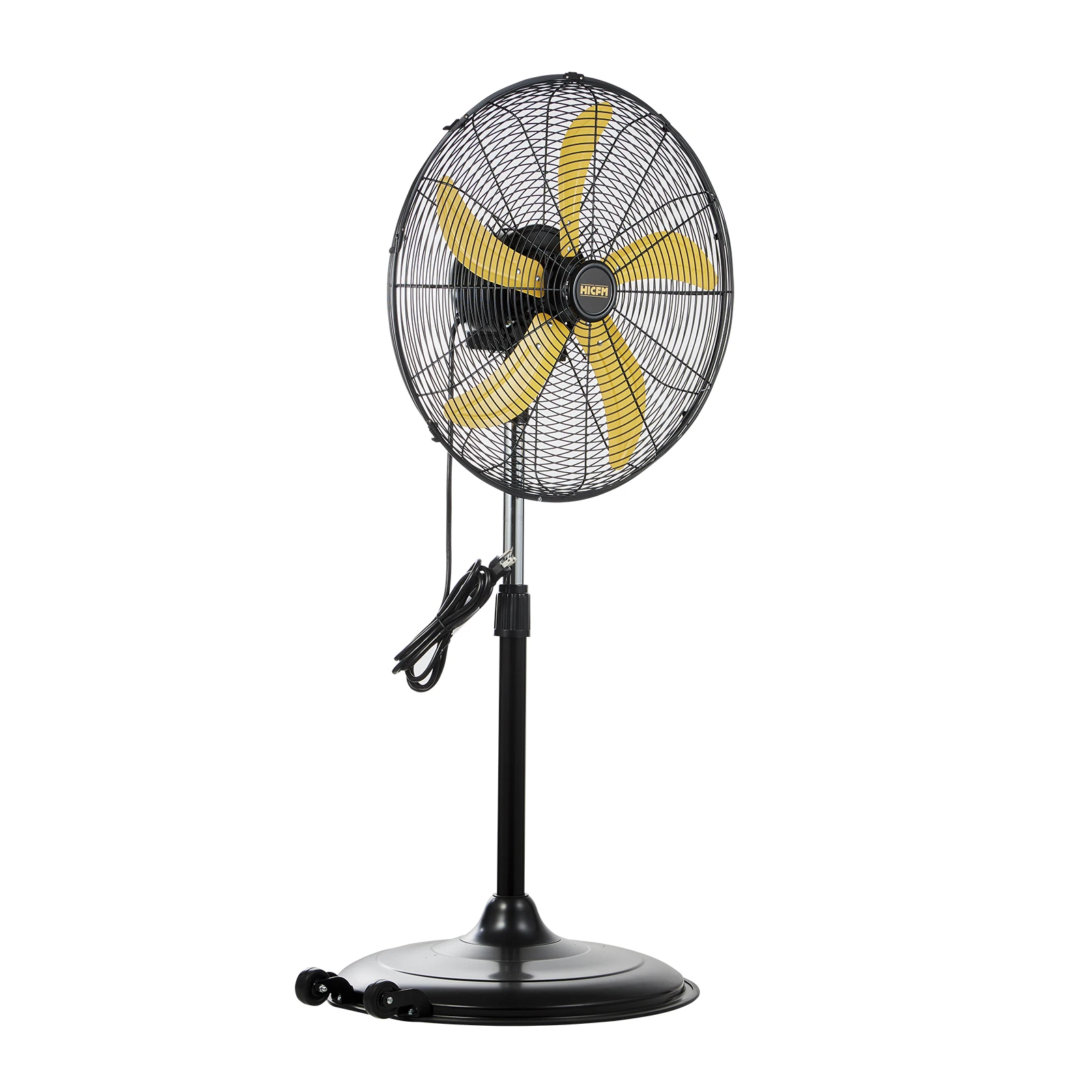 HiCFM 5000 CFM 20 بوصة مروحة متأرجحة بقاعدة عالية السرعة للمرآب، التجارية، الصناعية - قائمة سلامة UL