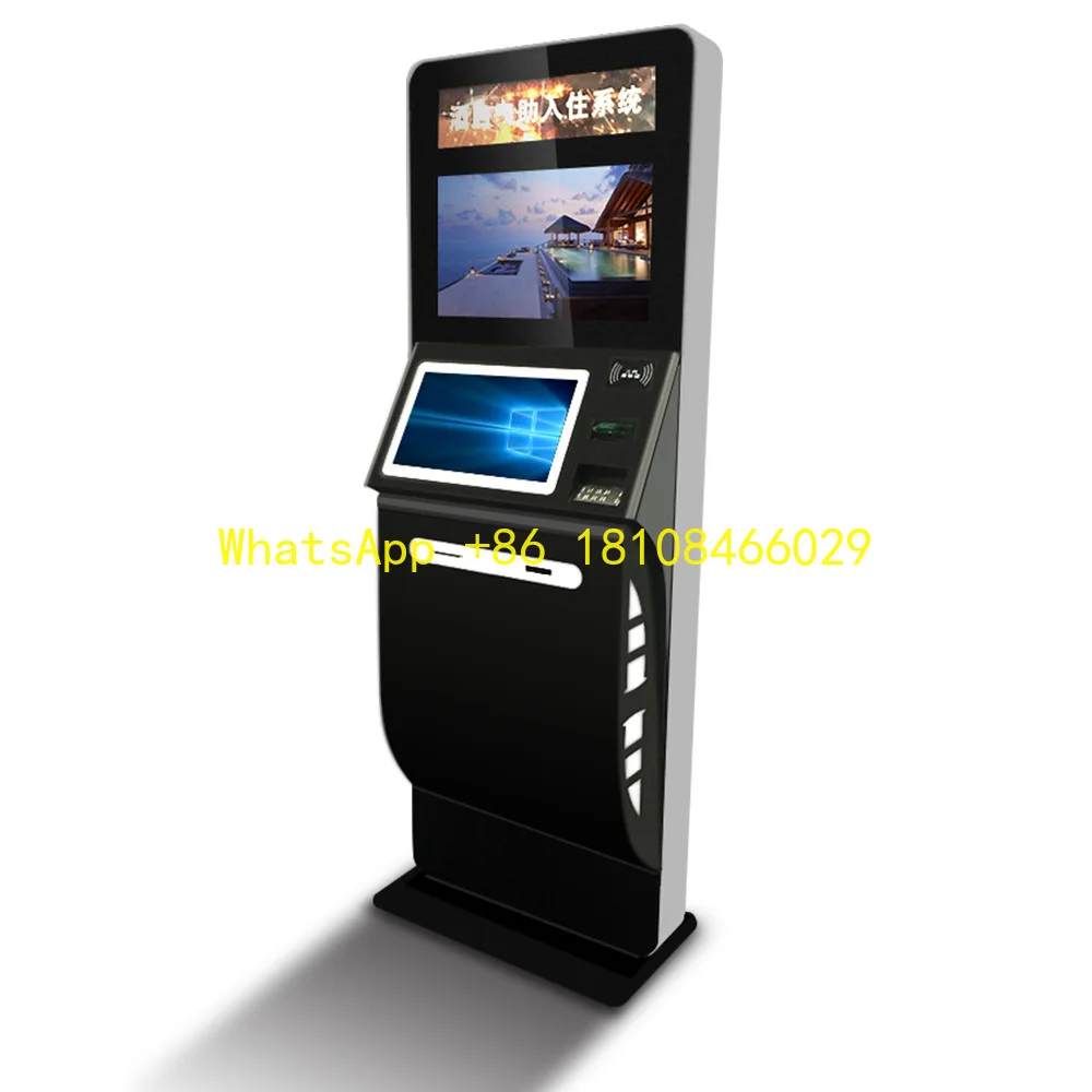 Registration Terminal All-in-one Machine CustomizationSmart Hotel Self-service Check-in Machine Face Recognition System Service