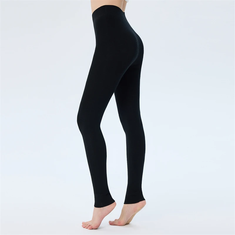 High Waist Slim Fit Woolen Pants for Women 100% Pure Wool Thick Warm Knitted Trousers Comfortable Soft Gentle Style Casual Pants