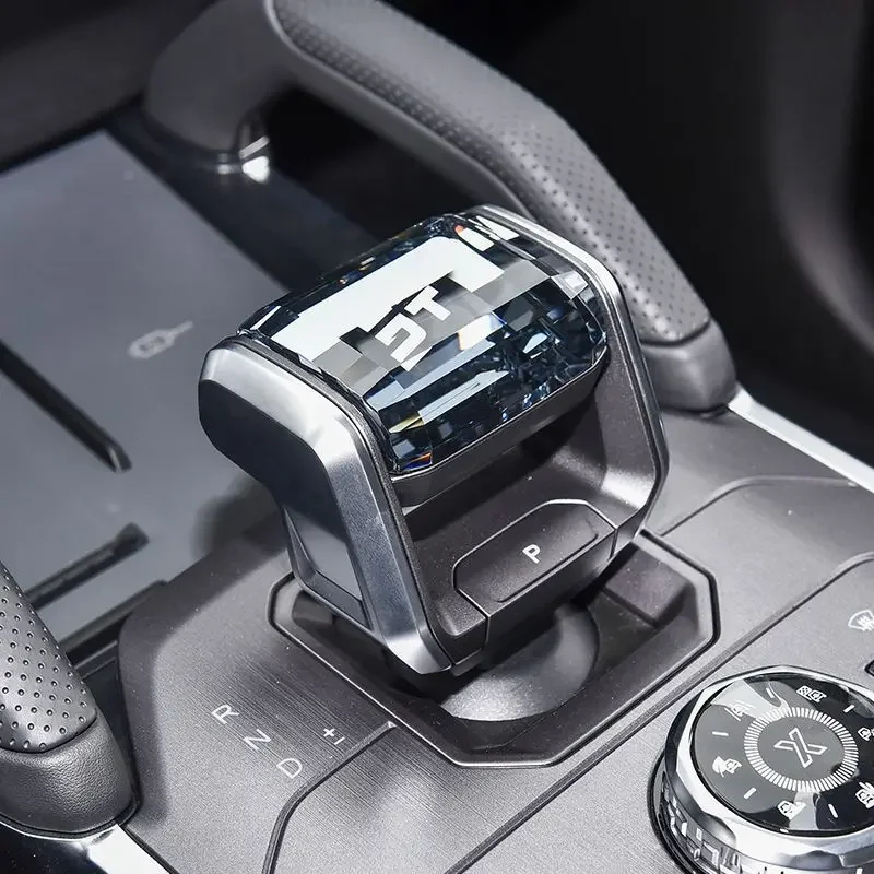 

Synthetic Crystal Gear Holder For Chery Jetour Traveller T2 2023 2024 2026 Car Crystal Handle Gear Shift Knob With Blue light