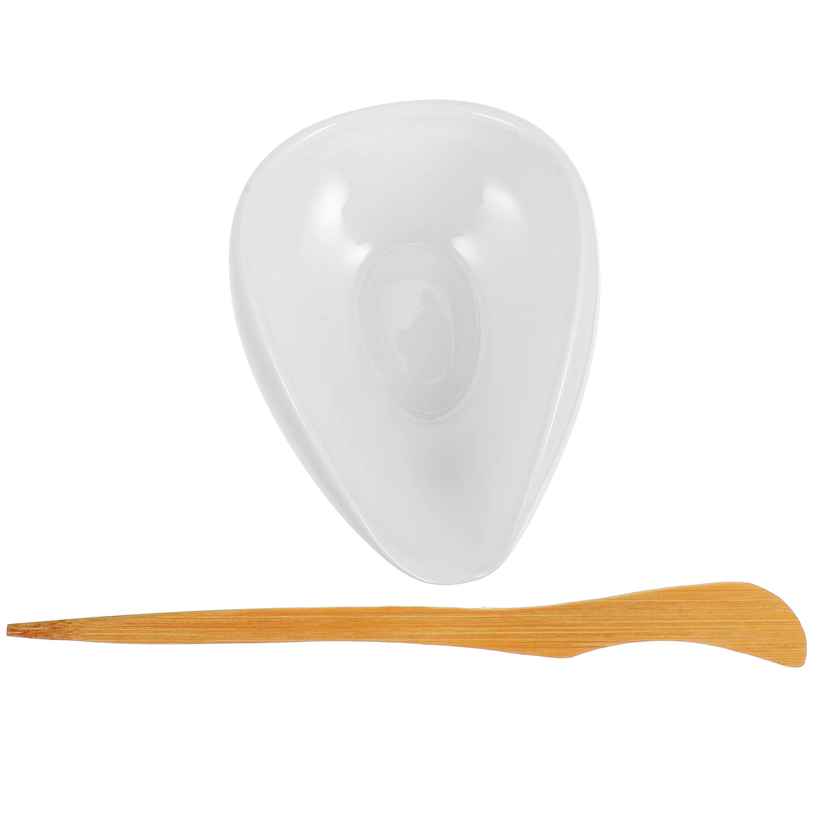 

Elegant Vintage Chinese Kung Fu Tea Set Porcelain Container Scoop Preparation Tray Coffee Bean Dosing Traditional Ceremonial