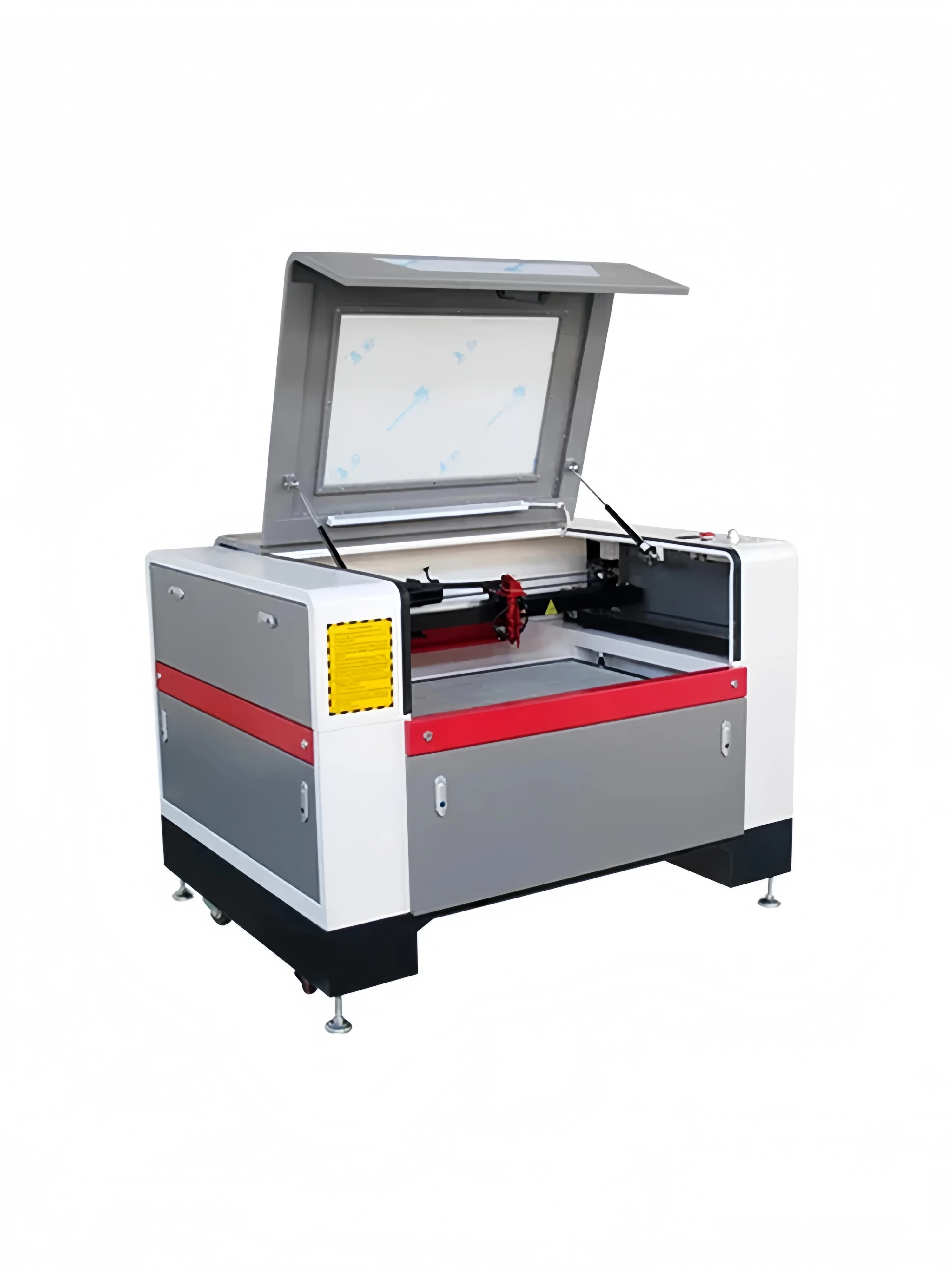 Máquina cortadora láser de escritorio 3D, máquina de grabado láser Co2 Reci de 100w, Mini máquina láser de CO2 CNC de 60W