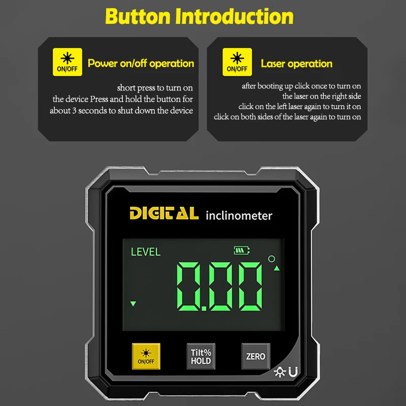 Thumbnail 4 - #55 Trending Digital Angle Gauge Right Now