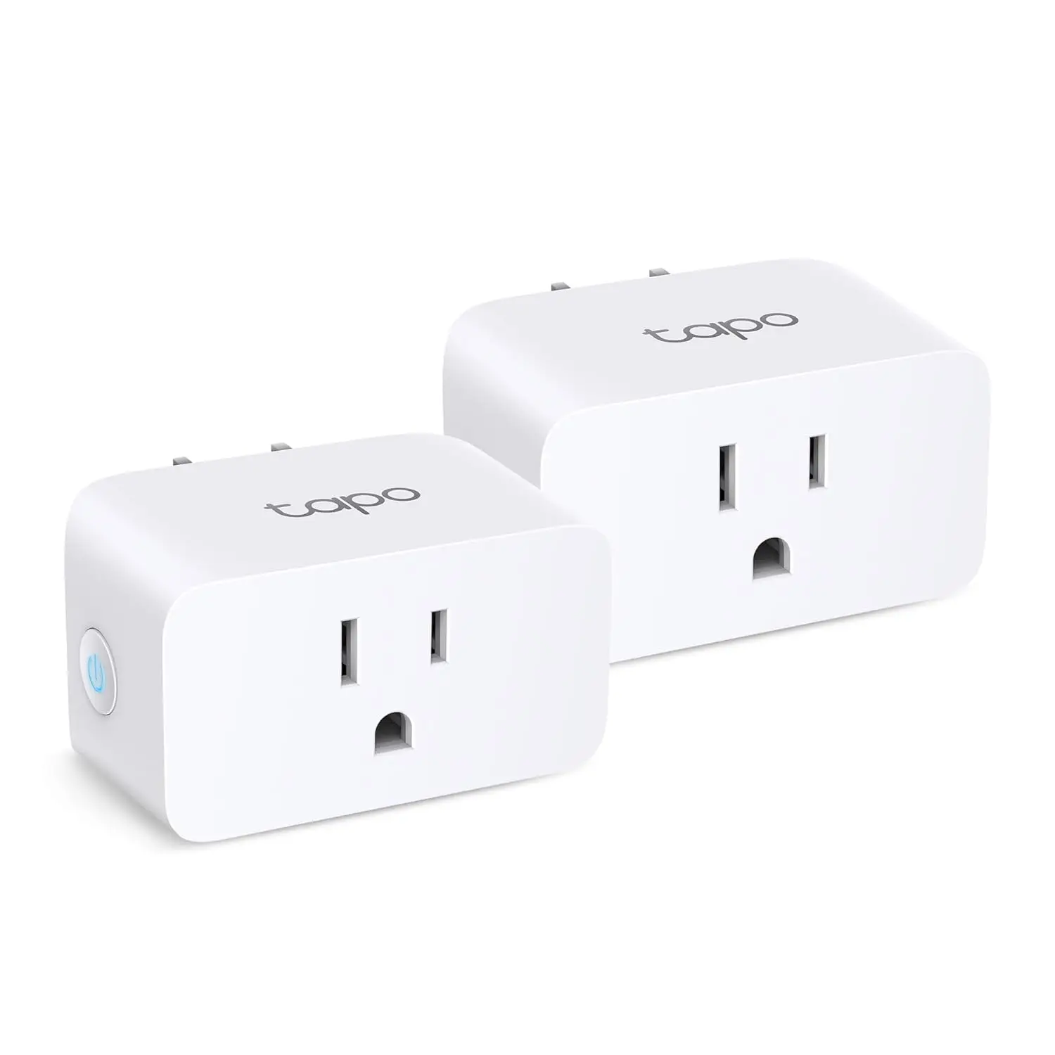 

TP-Link Smart Plug Mini, Matter, Alexa, Google Home, мониторинг энергии, 15А, 2 шт.