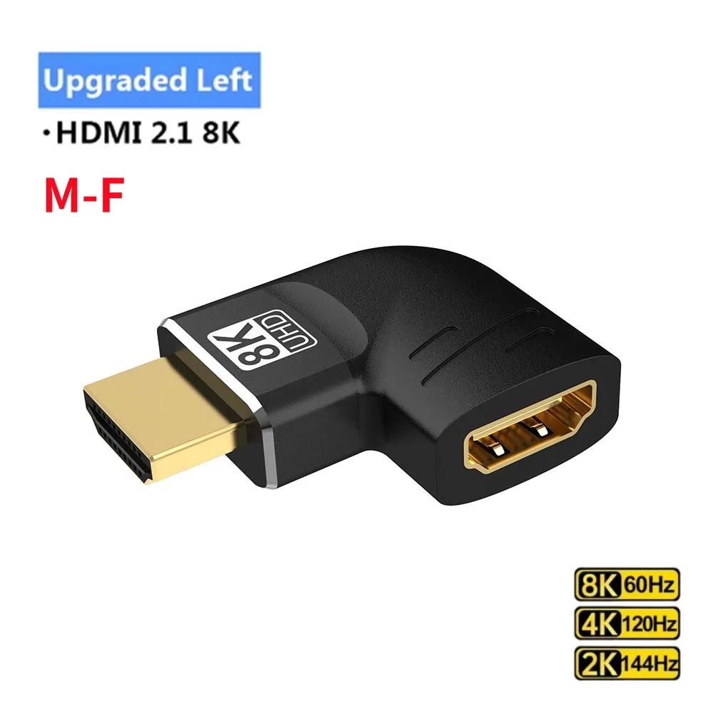 8K HDMI 2.1 Kabeladapter Stecker auf Buchse Kabelkonverter für HDTV PS4 PS5 Laptop 4K HDMI Extender Buchse auf Buchse