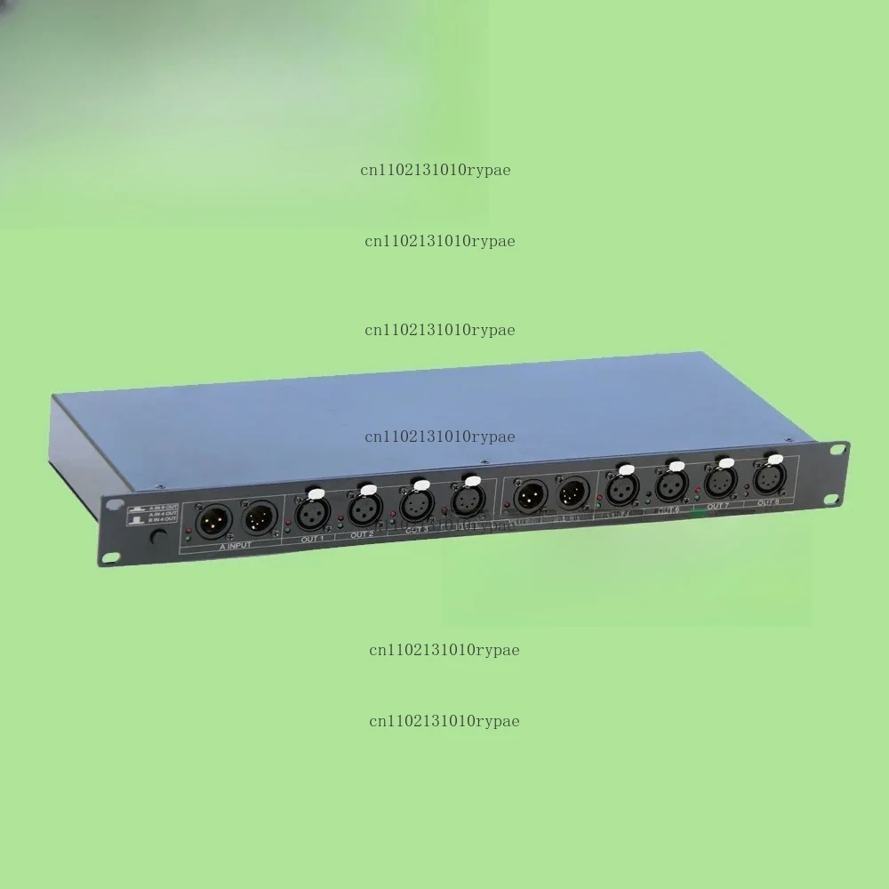 T8-channel audio isolator Professional isolation Current sound noise elimination Audio noise 8 in 8 out isolation rack