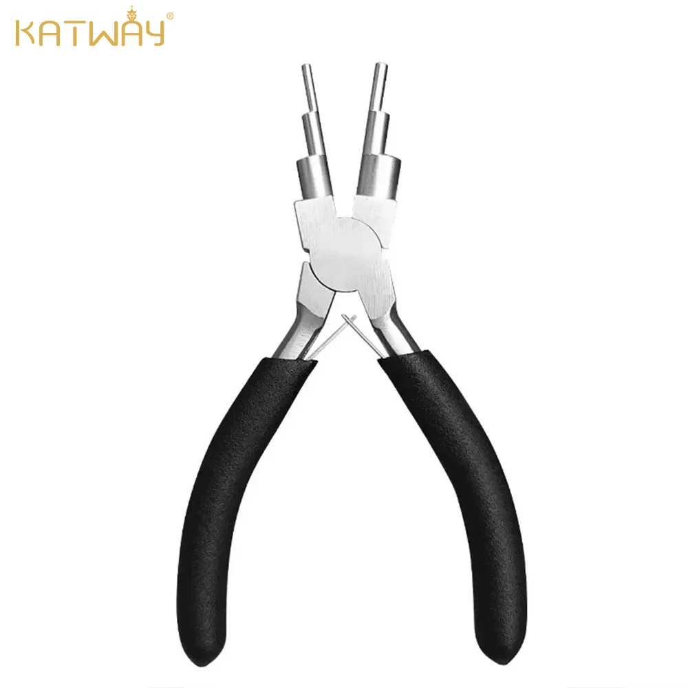 

KATWAY Jewelry Making Round Nose Pliers Six-Section Multi-Size Winding and Looping Hand Tool for DIY Crafts HH-AA47