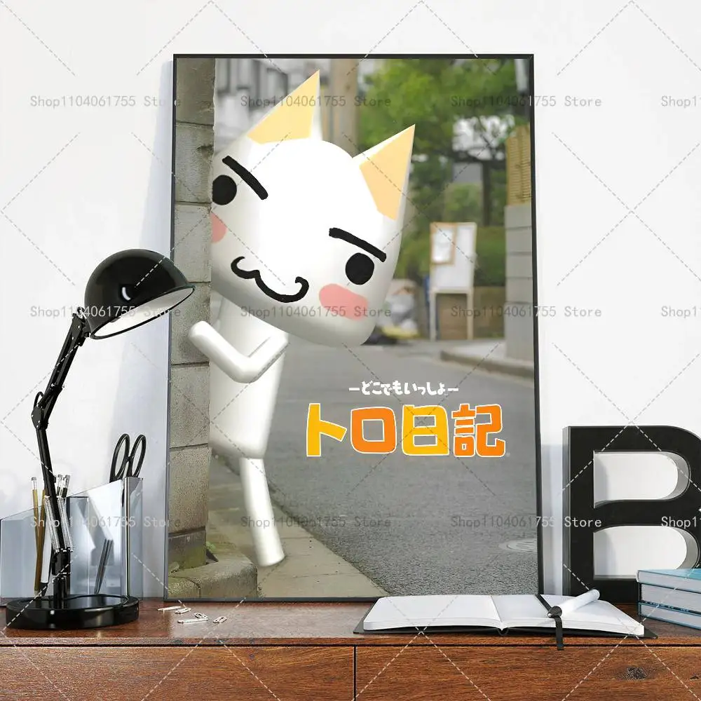 Inoue Toro CUTE Cat Hot Classic Poster Selbstklebender Kunst-Aufkleber aus wasserfestem Papier für Café, Bar, Zimmer, Wanddekoration – Detail 13