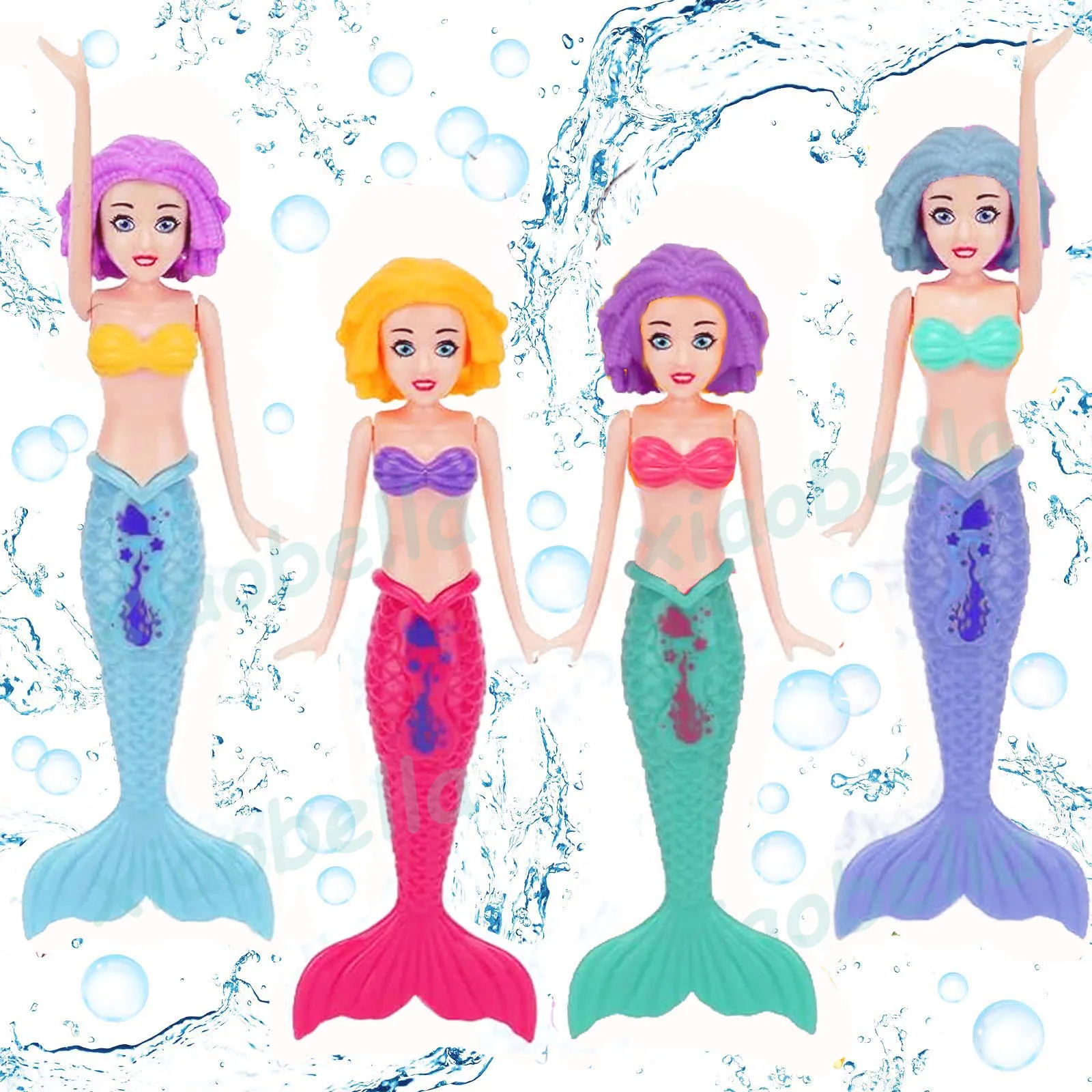 Giocattoli da immersione a sirena Giocattoli da bagno a sirena Giocattoli da piscina a sirena colorati Giochi da piscina per bambini Ragazzi Ragazze Adolescenti Adulti