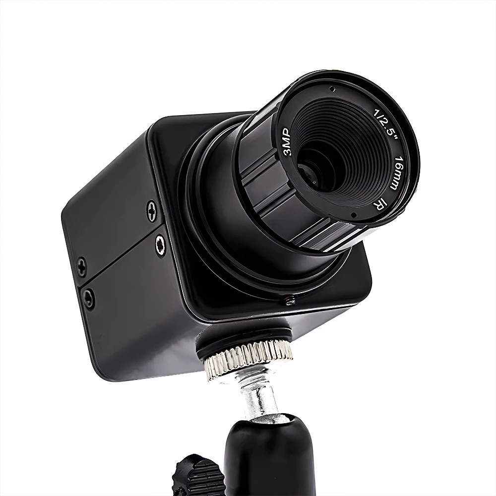 WGWK Мини 2/4MP IP-камера DC12V 16 мм 21 градусов H.265 HD Безопасность Высокое разрешение Наблюдение Onvif P2P Система видеонаблюдения RJ45 Веб-камера