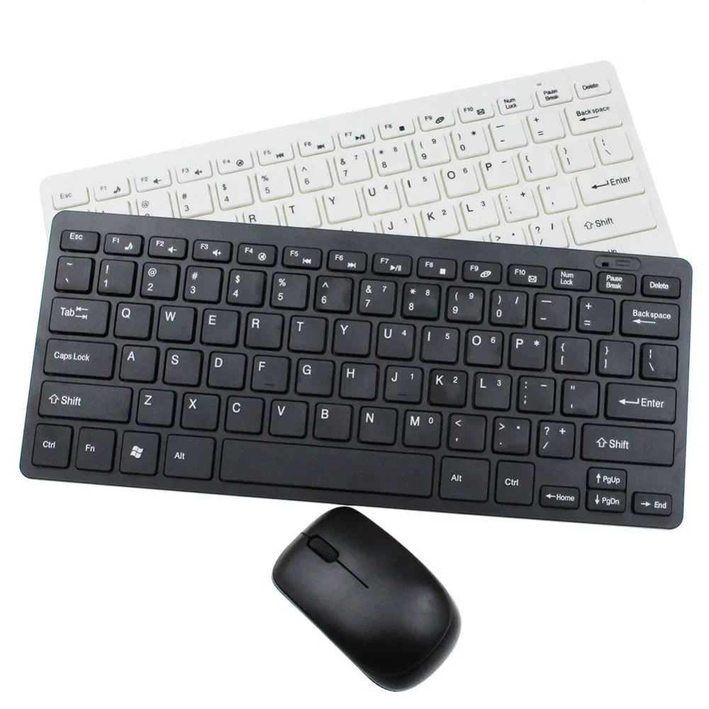 SALE HOT SALE 2018 New Slim Mini 10 '' 2.4GHz Wireless Keyboard Mouse Combo For PC Laptop Desktop Office Home Office