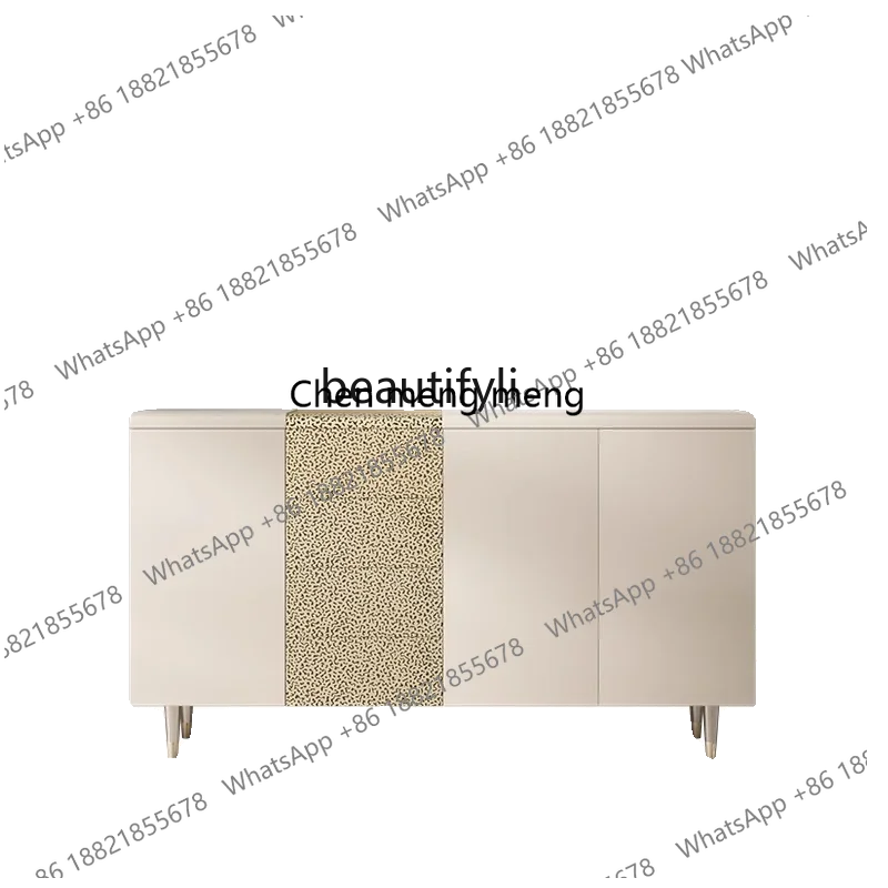 New arrive light luxury dining side cabinet Solid wood entrance entrance storage shoe cabinet Modern multi-functional storage si