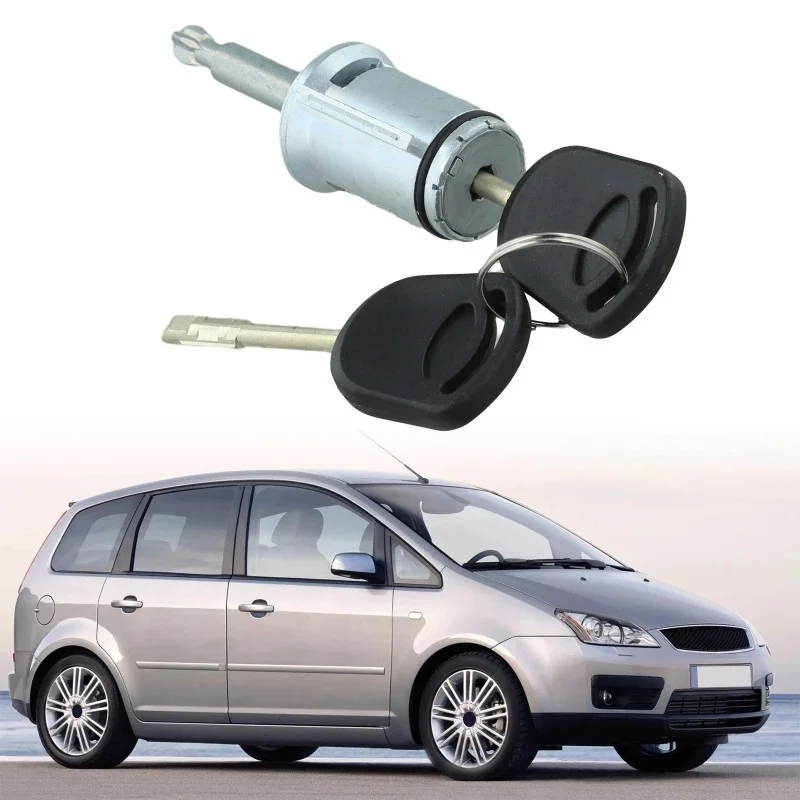 For Ford Focus Mk1 1998-2004 1set Car Cylinder Bonnet Lock Car Engine Hood Lock With 2 Keys AL354 1101535 Car Accessories