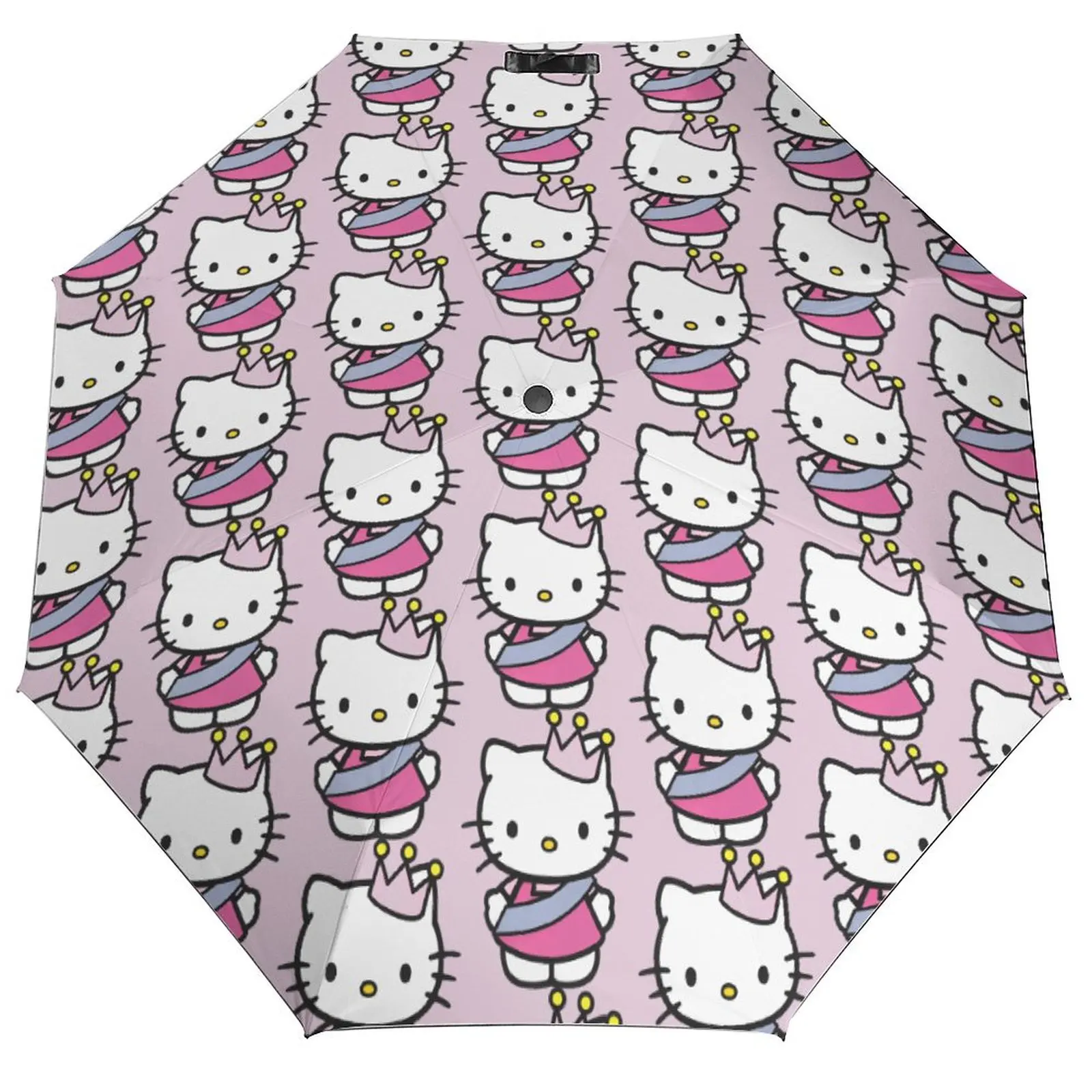 

Зонт Hello Kitty с рисунком кота, кавайный автомобильный зонт от солнца для мужчин и женщин, элегантный дизайн, портативный зонт для рыбалки