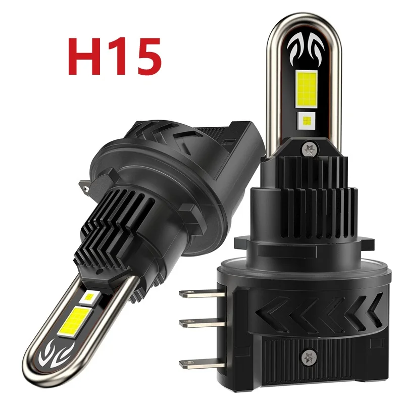 

2Pcs H15 LED Headlights LED Canbus 6000K 86W 8400LM Automotive H15 LED Headlights CSP 3570 Turbo Fog Lights 12V