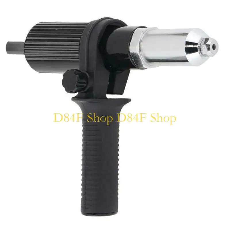 D84F ترقية مجموعة أدوات التثبيت محول الحفر التثبيت المبرشم إدراج أدوات الجوز آلة التثبيت آلة التثبيت الكهربائية #5