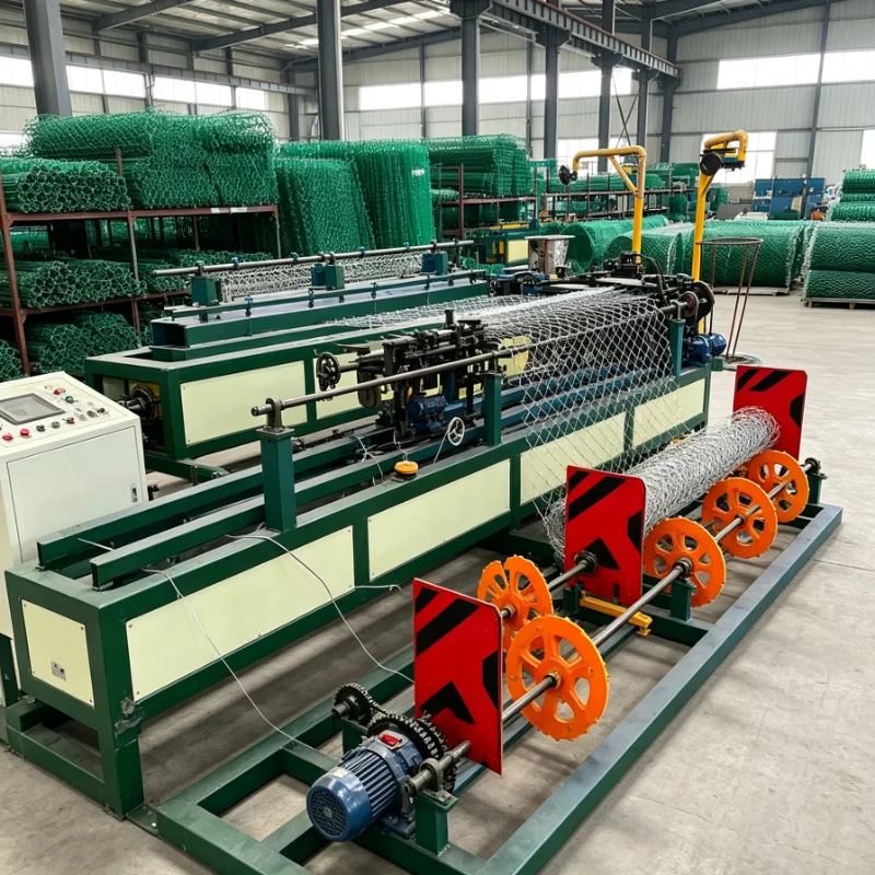 Customized High Torque Chain Link Fence Machine for Thick Galvanized Steel Wire Customized for Heavy Duty Industrial Fencing